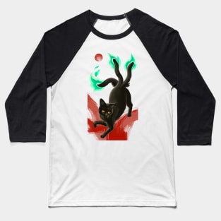 cat Baseball T-Shirt